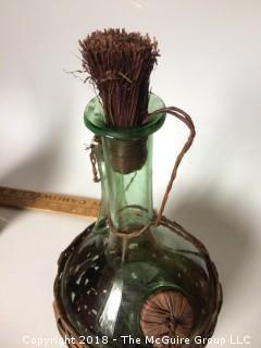 Two Vintage Italian Chianti Bottles