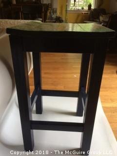 Side Table with Map of Washington, DC, on Top