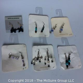 Collection of 6 Handmade Pairs of Earrings