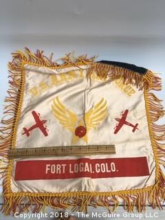 Collection of Three WW2 Silk "Sweetheart" Hankerchiefs Air Force