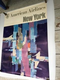 Lawrence Gaynor, American Airlines - New York, Poster, Circa 1960s