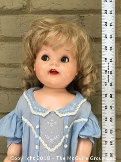 1950s Ideal Saucy Walker Doll 22 in Child's Dress