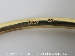 14k gold bracelet; 22 grams {Description altered 11-7-2018 at 12:29pm} 