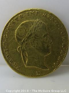 1846 Gold Coin from Czeckoslovakia