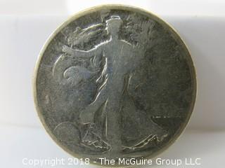 1935 Walking Liberty Silver Half Dollar