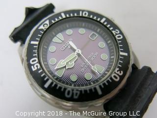 Citizen Solar-TechDiver's 200M Men's Watch with box