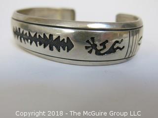 Thomas Singer Silversmith Cuff Sterling Bracelet; total weight 48g