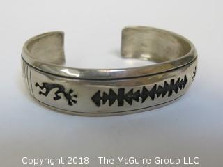 Thomas Singer Silversmith Cuff Sterling Bracelet; total weight 48g