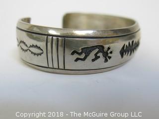 Thomas Singer Silversmith Cuff Sterling Bracelet; total weight 48g