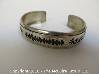 Thomas Singer Silversmith Cuff Sterling Bracelet; total weight 48g