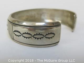 Thomas Singer Silversmith Cuff Sterling Bracelet; total weight 48g