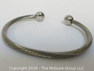 Rope Bracelet; marked "RA"; 20g 