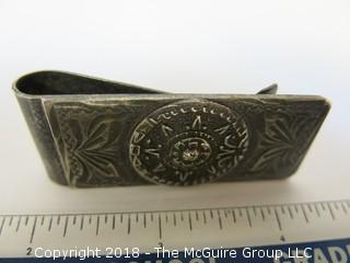 Sterling Money Clip with Hallmark; total weight 38g