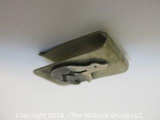 Sterling Money Clip with Inuit Art Motif; total weight 28g