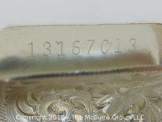 Fisherman's Sterling Silver Money Clip; numbered; total weight 38g