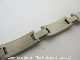 10" Two-Toned Titanium Bracelet