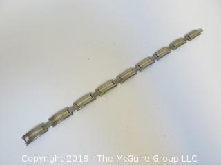 10" Two-Toned Titanium Bracelet