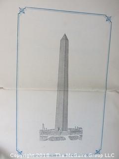 Original 1885 Official Invitation to the Dedication of the Washington Monument; 2 documents (should inspect) Historically important piece of U.S history. The invitation is entitled Ceremonies on the completion of the Washington Monument, Capitol, Washington, D.C. .... Signed by Chairman of the Commission, John Sherman. Program is unused. Steel engraved (government) on thick card stock. The Program is entitled Order of proceedings adopted by the Congressional Commission for the dedication of the Washington Monument, February 21, 1885. [12 pages]. 