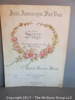 Collection of Sheet Music.  See all the photos