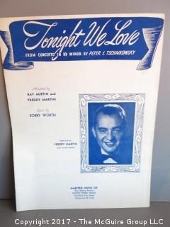 Collection of Sheet Music.  See all the photos