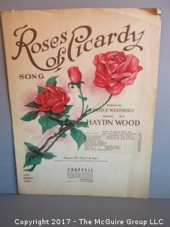 Collection of Sheet Music.  See all the photos