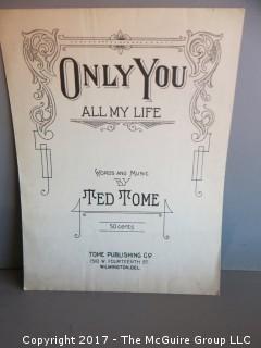 Collection of Sheet Music.  See all the photos