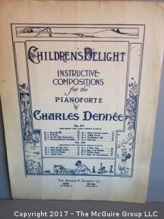 Collection of Sheet Music.  See all the photos