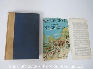 Book Title: "Washington and His Neighbors"; author, Charles Stetson (condition poor)