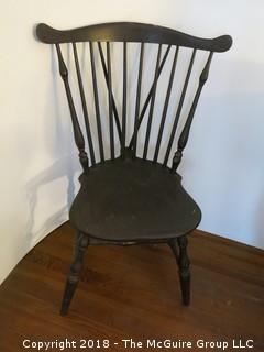 Windsor Brace Back Side Chair;  35 1/2" T x seat 17T 