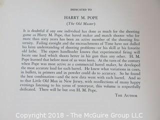 Title: "Complete Guide To Handloading" by Philip H. Sharpe; 1949