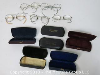 Vintage Eyeglasses, Frames and Cases 