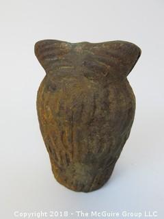 Iron "Owl" Door Stop; 5"T