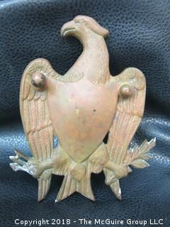 Brass Eagle Door Knocker; early 20th c 