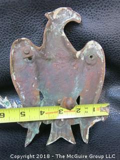 Brass Eagle Door Knocker; early 20th c 