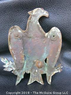 Brass Eagle Door Knocker; early 20th c 