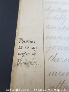 Essay on "Feudalism" by Charles Stetson; 1885