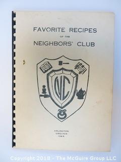 Favorite Recipes of the Neighbors Club; Arlington 1949