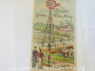 Collection of Ephemera including Steel Wind Mill