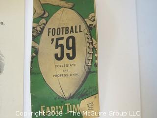 Collection of ephemera including 1959 Football 