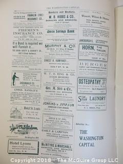 Nov 1901 "The Washington Capital"; Washington's Society Magazine