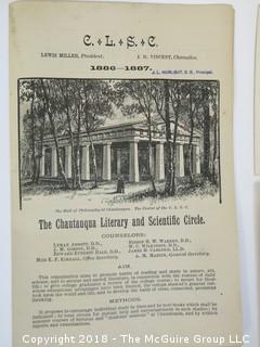 Collection of Ephemera including The Auditorium Building, Chicago