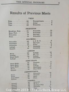 Collection of ephemera including 1923 Intercollegiate Wrestling Championship Meet; Cornell Drill Hall