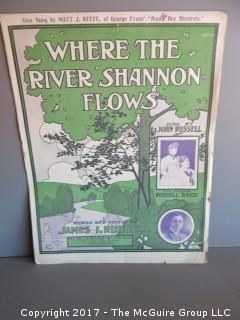 Collection of Sheet Music.  See all the photos