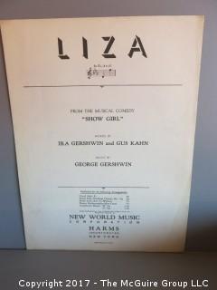 Collection of Sheet Music.  See all the photos