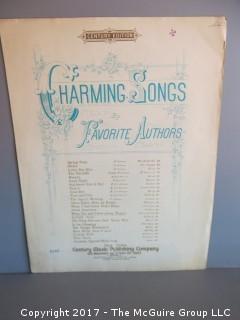 Collection of Sheet Music.  See all the photos