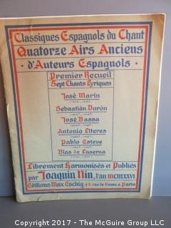 Collection of Sheet Music.  See all the photos