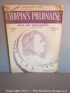 Collection of Sheet Music.  See all the photos