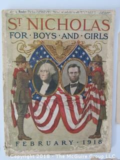 Collection of Ephemera including "St. Nicholas For Boys and Girls"