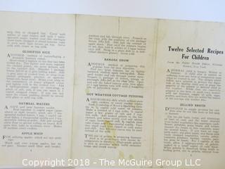 Ephemera including 1975 Buick manuals and 1887 Phamplet of the Chautauqua Press