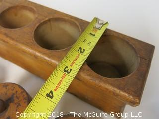 Wooden Scale Set of Some Type (incomplete) 3 x 17"W